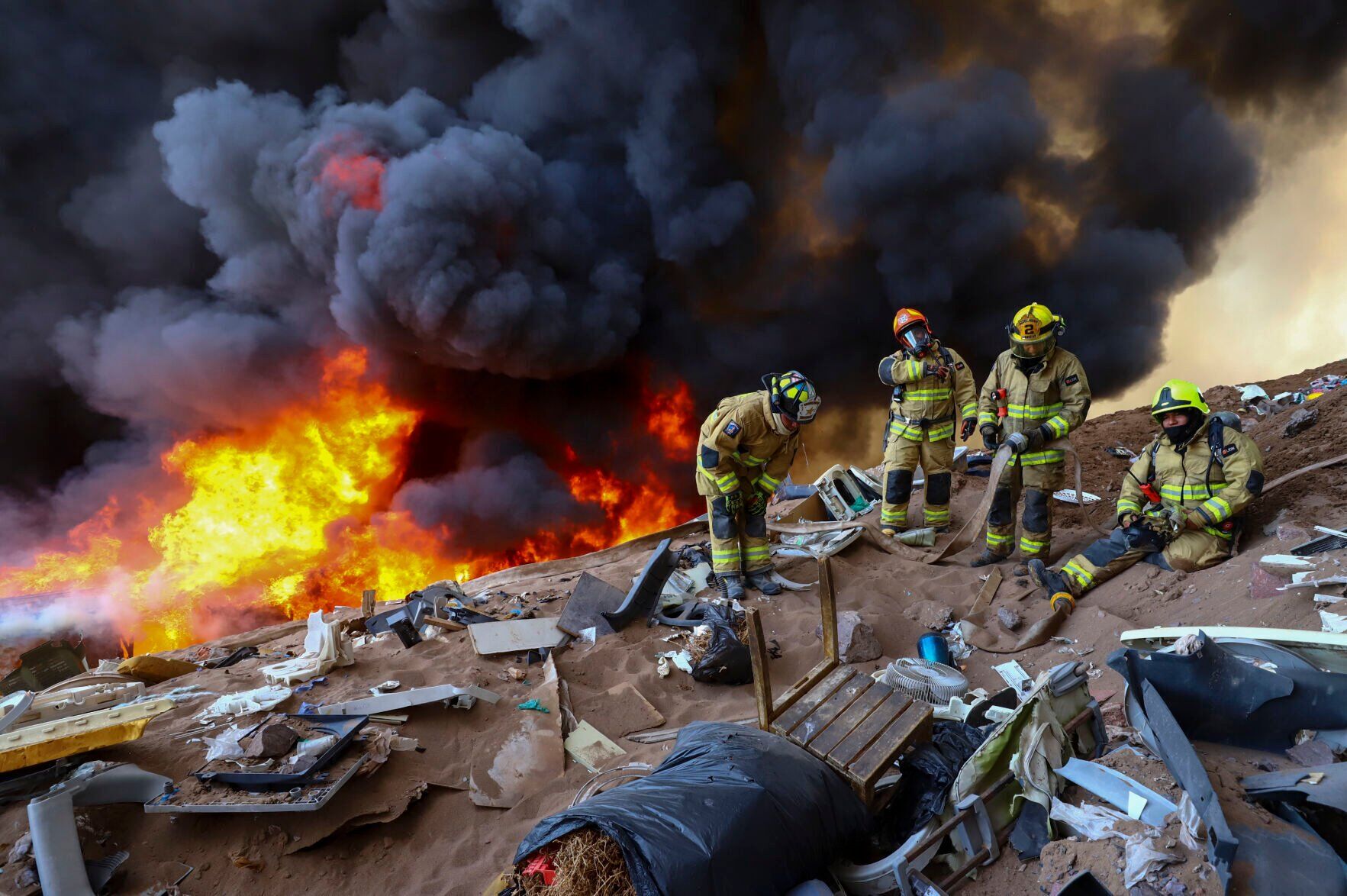 APTOPIX Chile Fire